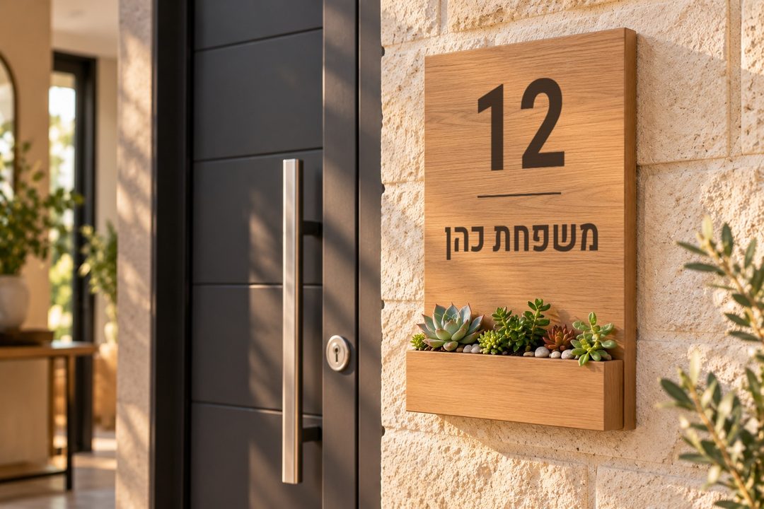 שם משפחה ומספר בית